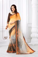 SHREE KUSHAL NAIRA EXCLUSIVE FANCY PRINTED GEORGETTE SAREE CATALOG AT BEST RATE BY GOSIYA EXPORTS (12)