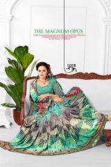 SHREE KUSHAL NAIRA EXCLUSIVE FANCY PRINTED GEORGETTE SAREE CATALOG AT BEST RATE BY GOSIYA EXPORTS (14)