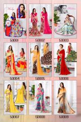 SHREE KUSHAL NAIRA EXCLUSIVE FANCY PRINTED GEORGETTE SAREE CATALOG AT BEST RATE BY GOSIYA EXPORTS (3)