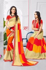 SHREE KUSHAL NAIRA EXCLUSIVE FANCY PRINTED GEORGETTE SAREE CATALOG AT BEST RATE BY GOSIYA EXPORTS (7)