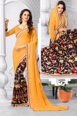 SHREE KUSHAL NAIRA EXCLUSIVE FANCY PRINTED GEORGETTE SAREE CATALOG AT BEST RATE BY GOSIYA EXPORTS (8)