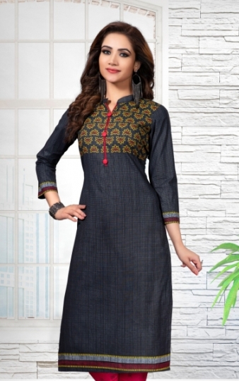 SHREE MEENAXI COTTON GUDIYA RANI DAILYWEAR COTTON KURTI  (10)