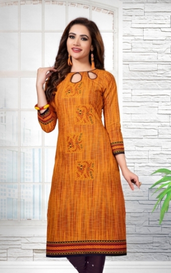 SHREE MEENAXI COTTON GUDIYA RANI DAILYWEAR COTTON KURTI  (12)