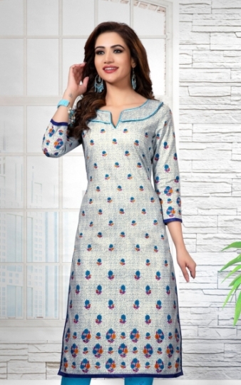 SHREE MEENAXI COTTON GUDIYA RANI DAILYWEAR COTTON KURTI  (13)