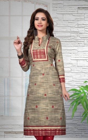 SHREE MEENAXI COTTON GUDIYA RANI DAILYWEAR COTTON KURTI  (16)