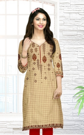 SHREE MEENAXI COTTON GUDIYA RANI DAILYWEAR COTTON KURTI  (3)