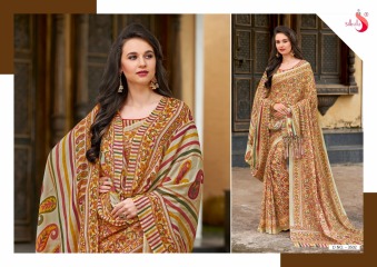 SILKVILLA PASHMINA 3 CATALOG SILK SAREES WITH SHAWL COLLECTION WHOLESALE SUPPLIER BEST RATE BY GOSIYA EXPORTS SURAT (2)