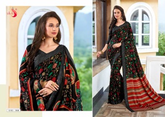 SILKVILLA PASHMINA 3 CATALOG SILK SAREES WITH SHAWL COLLECTION WHOLESALE SUPPLIER BEST RATE BY GOSIYA EXPORTS SURAT (8)