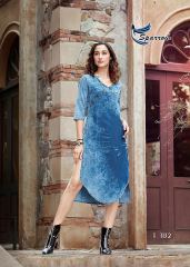 SPARROW KUMB X HEAVY COTTON DENIM KURTIS COLLECTION WHOLESALE SUPPLIER BEST RATE BY GOSIYA EXPORTS SURAT (2)