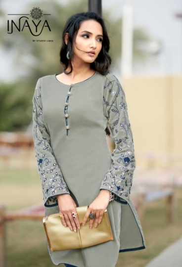 STUDIO LIBAS INAYA DESIGNER KURTI WITH PANTS COLLECTION WHOLESALE DEALER BEST RATE BY GOSIYA EXPORTS SURAT (2)