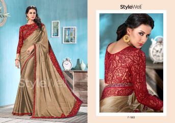 STYLEWELL BY FLORENCIYA CATALOG FANCY PARTY WEAR EMBROIDERED SAREES COLLECTION (1)
