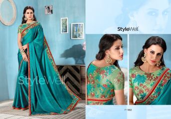 STYLEWELL BY FLORENCIYA CATALOG FANCY PARTY WEAR EMBROIDERED SAREES COLLECTION (12)
