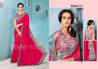 STYLEWELL BY FLORENCIYA CATALOG FANCY PARTY WEAR EMBROIDERED SAREES COLLECTION (3)