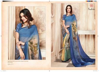SUDRITI URJA FANCY PRINTED DYED SAREE CATALOG IN WHOLESALE AT BEST RATE BY GOSIYA EXPORTS SURAT (10)