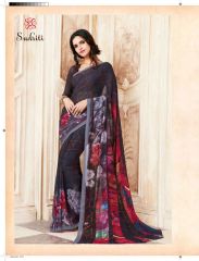 SUDRITI URJA FANCY PRINTED DYED SAREE CATALOG IN WHOLESALE AT BEST RATE BY GOSIYA EXPORTS SURAT