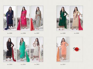 SUHATI BY CHARISMATIC KARISHMA CATALOG GEORGETTE STRAIGHT DESIGNER WEAR (10)