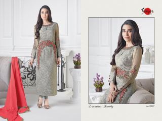 SUHATI BY CHARISMATIC KARISHMA CATALOG GEORGETTE STRAIGHT DESIGNER WEAR (3)