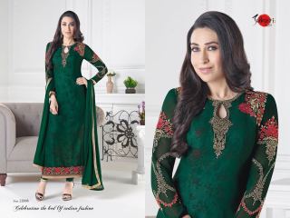 SUHATI BY CHARISMATIC KARISHMA CATALOG GEORGETTE STRAIGHT DESIGNER WEAR (4)