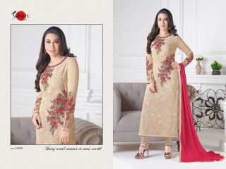 SUHATI BY CHARISMATIC KARISHMA CATALOG GEORGETTE STRAIGHT DESIGNER WEAR (5)