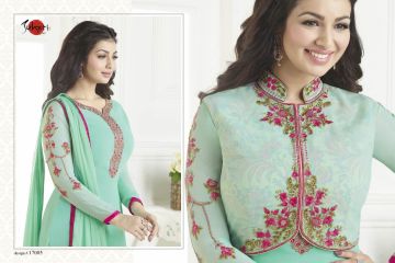 SUHATI FAB SUHATI VOL 7 GEORGETTE EMBROIDERY SUITS WHOLESALE BEST RATE BY GOSIYA EXPORTS SURAT (5)