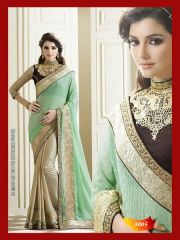 SUNNY LEONE DESIGNER EMBROIDERED SAREES WHOLESALE BEST RATE SURAT BY SUNNY LEONE (3)