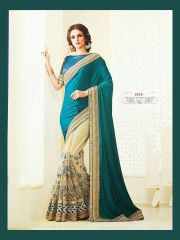 SUNNY LEONE PLATINUM DESIGNER SAREES COLLECTION WHOLESALE BEST RATE BY GOSIYA EXPORTS SURAT (16)