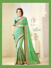 SUNNY LEONE PLATINUM DESIGNER SAREES COLLECTION WHOLESALE BEST RATE BY GOSIYA EXPORTS SURAT (2)