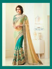 SUNNY LEONE PLATINUM DESIGNER SAREES COLLECTION WHOLESALE BEST RATE BY GOSIYA EXPORTS SURAT (5)