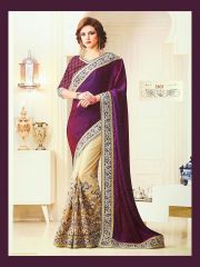 SUNNY LEONE PLATINUM DESIGNER SAREES COLLECTION WHOLESALE BEST RATE BY GOSIYA EXPORTS SURAT (7)