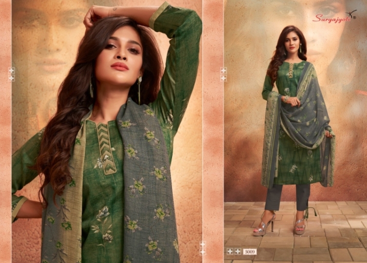 SURYAJYOTI ALEENA VOL 3 SATIN COTTON PRINT DRESS MATERIAL WHOLESALE DEALER BEST RATE BY GOSIYA EXPORTS SURAT (7)