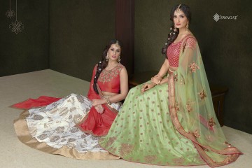 SWAGAT RANG RASIYA VOL 7 LENGHA WHOLESALE RATE AT GOSIYA EXPORTS SURAT WHOLESALE DEALER AND SUPPLAYER SURAT GUJARAT .. (21)