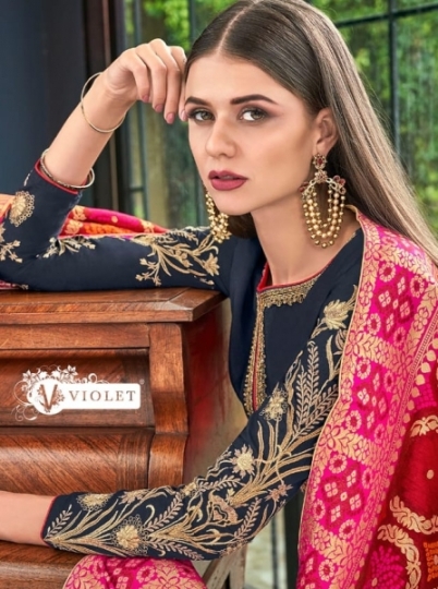 SWAGAT VIOLET 6201-6214 SERIES SILK INDIAN FESTIVE DRESSES COLLECTION 2019 WHOLESALE DEALER BEST RATE BY GOSIYA EXPORTS SURAT (23)