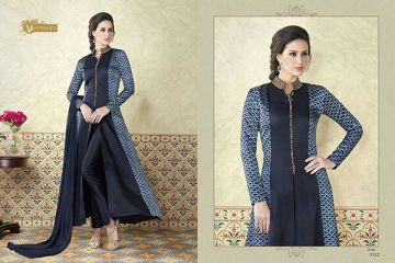 SWAGAT VIOLET CHENAB CATALOG MODAL SILKS PARTY WEAR DESIGNER SUITS (23)