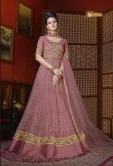 SWAGAT VIOLET D.NO 5203 COLOR CARNIVAL WEDDING PARTY WEAR SALWAR KAMEEZ WHOLESALE BEST RATE BY GOSIYA EXPORTS SUART