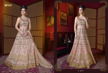Swagat violet snow white 5 party wear gown collection BY GOSIYA EXPORTS SURAT (13)
