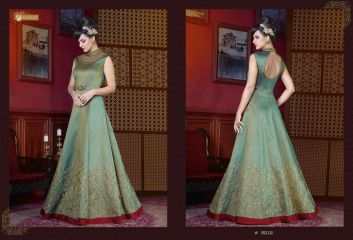 Swagat violet snow white 5 party wear gown collection BY GOSIYA EXPORTS SURAT (20)