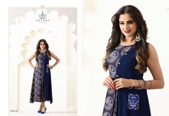SWARNPANKH 1 CATALOG GEORGETTE EMBROIDERED KURTIES WHOLESALE SUPPLIER DEALER RATE BY GOSIYA EXPORTS SURAT (6)