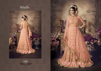 SYBELLA SERIES S 101TO S108 DESIGNER ANARKALI DRESS CATALOG WHOLESALE BEST RATE BY GOSIYA EXPORTS (2)