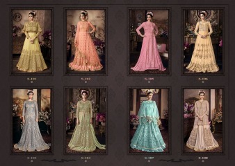 SYBELLA SERIES S 101TO S108 DESIGNER ANARKALI DRESS CATALOG WHOLESALE BEST RATE BY GOSIYA EXPORTS (9)