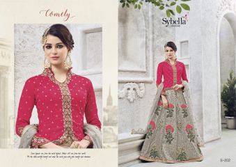 SYBELLA SILK ROUTE 201-208 SERIES DESIGNER PARTY WEAR COLLECTION WHOLESALE SUPPLIER BEST RATE BY GOSIYA EXPORTS SURAT (2)