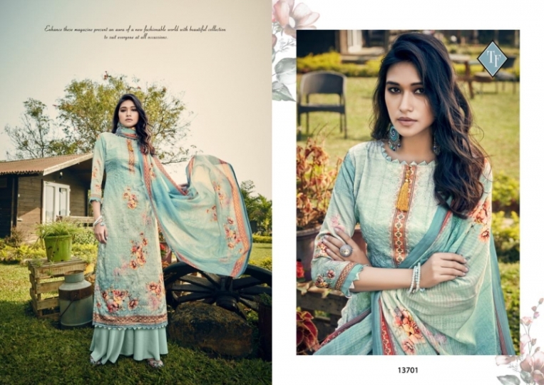 TANISHK FASHION DILBARO DRESS MATERIAL WHOLESALE DEALER BEST RATE BY GOSIYA EXPORTS SURAT (1)