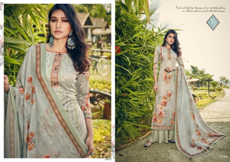 TANISHK FASHION DILBARO DRESS MATERIAL WHOLESALE DEALER BEST RATE BY GOSIYA EXPORTS SURAT (3)