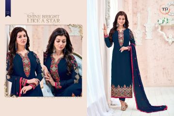 TANU DESIGNER AAYESHA GEORGETTE EMBROIDERY SUITS WHOLESALER BEST RATE BY GOSIYA EXPORTS SURAT (1)