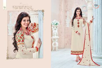 TANU DESIGNER AAYESHA GEORGETTE EMBROIDERY SUITS WHOLESALER BEST RATE BY GOSIYA EXPORTS SURAT (4)