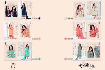 TANU DESIGNER AAYESHA GEORGETTE EMBROIDERY SUITS WHOLESALER BEST RATE BY GOSIYA EXPORTS SURAT (8)