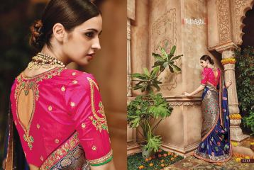 TATHASTU 12 SAREES DESIGNER HEAVY SILK SAREES ARE AVAILABLE AT WHOLESALE BEST RATE BY GOSIYA EXPORTS SURAT (4)