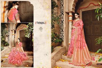 TATHASTU 12 SAREES DESIGNER HEAVY SILK SAREES ARE AVAILABLE AT WHOLESALE BEST RATE BY GOSIYA EXPORTS SURAT (6)