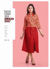 TD3 SKY 7 RAYON COTTON PRINTED KURTI COLLECTION WHOLESALE SUPPLIER DEALER BEST RATE BY GOSIYA EXPORTS SURAT (13)