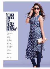 TD3 SKY 7 RAYON COTTON PRINTED KURTI COLLECTION WHOLESALE SUPPLIER DEALER BEST RATE BY GOSIYA EXPORTS SURAT (18)