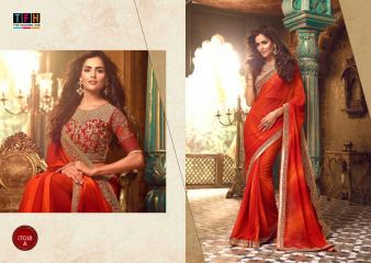TFH STARS OF SILVER SCREEN ISSUE VOL 1 FANCY DESIGNER SAREE CATALOG AT BEST RATE BY GOSIYA EXPORTS SURAT (31)